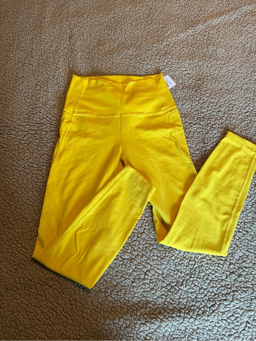 CRZ YOGA Bright Yellow High-Waist Leggings